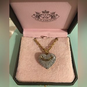 Juicy couture encrusted pavè pendant